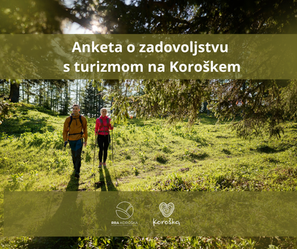 Anketa o zadovoljstvom s turizmom na Koroškem_FB post